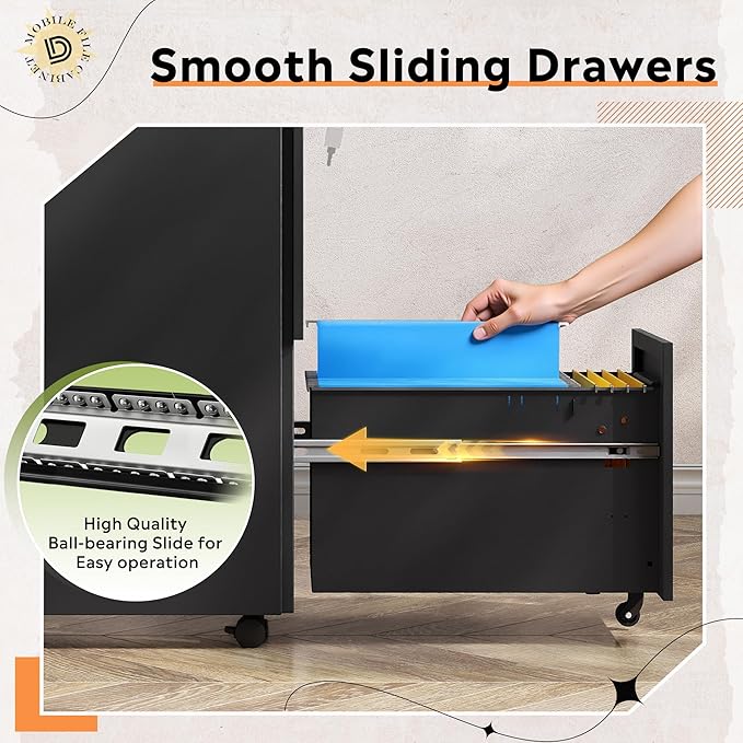 DEVAISE 2-Drawer Metal File Cabinet - Image 7