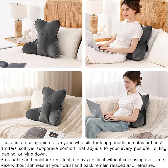 Ailuteie Lumbar Support Pillow – Ergonomic Multi-Zone Back Cushion - Image 5