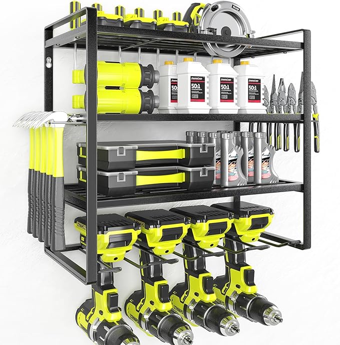 KAFAHOM Power Tool Organizer, Garage Tool Organizers and Storage, Drill Holder by KAFAHOM