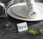 New Star Foodservice Stainless Steel Table Tent Sign - Image 4