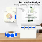 Blue 1 Inch Round Color Coding Labels - Image 4