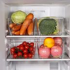 Tiawudi 12 Pack Plastic Storage Bins, Pantry Organizer, Shelf and Fridge - Image 8