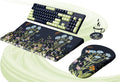 Ospelelf Ergonomic Mouse Pad and Keyboard Stand Wrist Rest Set, Memory Foam