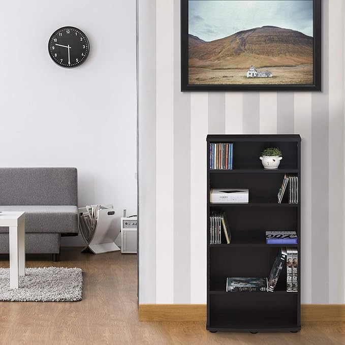 FURINNO Jaya 4-Tier Multimedia Storage Tower - Image 2