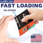 Claev - Horizontal Flexible and Tear Resistant Card Protector - Clear, 4x3 Inch - Image 5