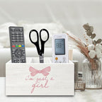 XPH Pink Coquette Bow Preppy Pen Pencil Holder Organizer - Image 5