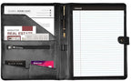 LEATHER VILLAGE Portfolio Professional Organizer – Carbon Fiber Genuine Leather - Image 4