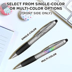 DISCOUNT PROMOS Custom Stylus Ballpoint Pens Set of 100, Personalized Bulk Pack - Image 6
