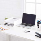 Amazon Basics Rectangular Plastic Desk Organizer, letter size Tray, 13 x 9.7 x - Image 5