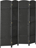 HOMCOM Room Divider, 4 Panel Folding Privacy Screen, 5.6' Tall Freestanding by HOMCOM