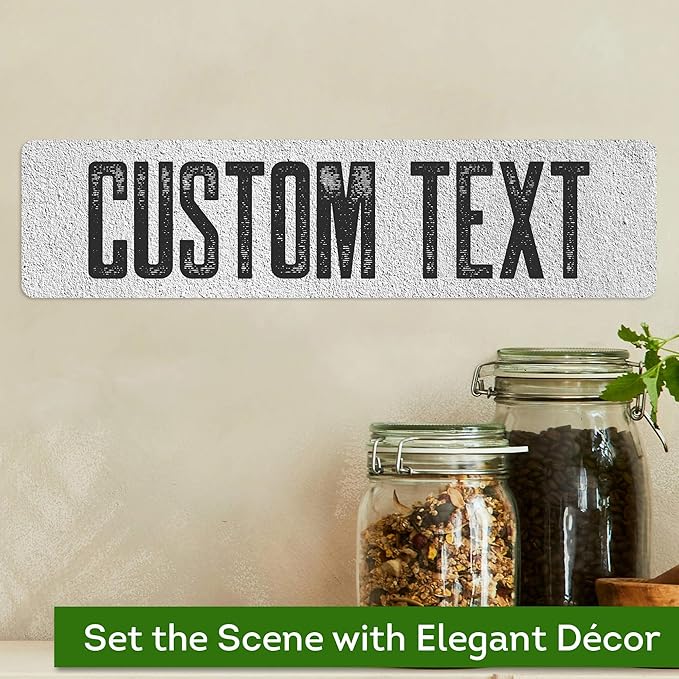 Custom Sign, Custom Street Sign, 11 Font Colors, 13 Font Styles, 4 Hole Options - Image 4