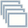 Elite Blue & White Parchment Certificate Papers by Fine+Stationery