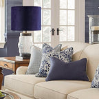 Dark Blue Velvet Drum Lamp Shade Modern Lampshade 13``Top×13``Bottom×10``High - Image 7