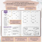 Life Planner - Undated Weekly & Monthly Planner, 12-Month Journey to Increase - Image 4