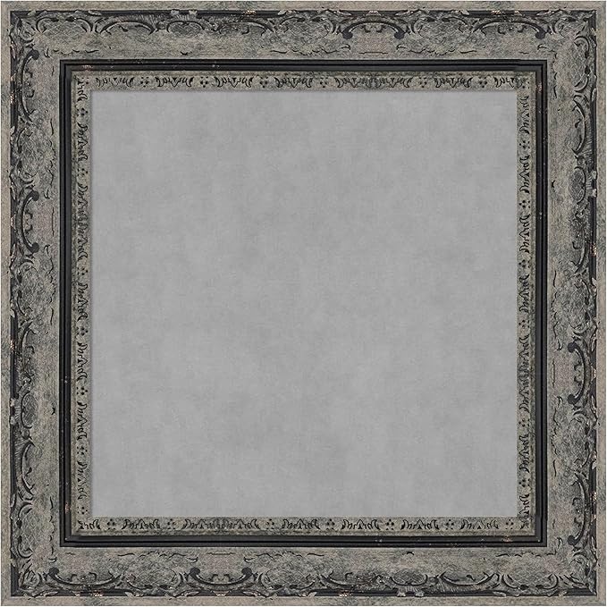 Amanti Art Black Framed Magnetic Board 16x16 X-Small Vision Board by AmantiArt