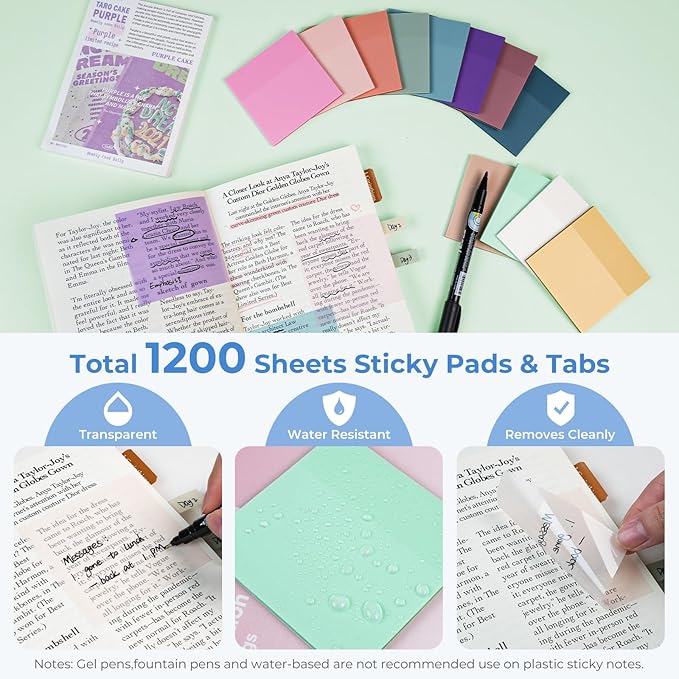 Nicpro 62 PCS Aesthetic Book Annotation Kit - Image 7