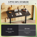 DEVAISE Whole Piece Standing Desk, 40 x 24 Inch Electric Standing Desk - Image 4