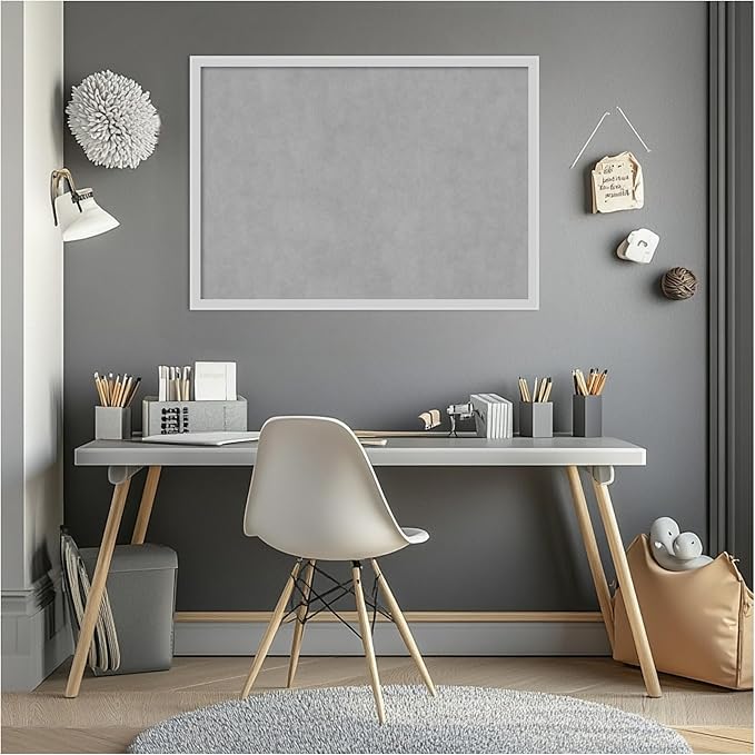Amanti Art Silver Framed Magnetic Board 21x29 Medium Vision Board - Image 7
