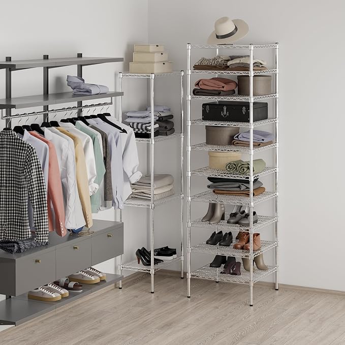 Regal Altair 24" Deep x 24" Wide x 86" Height Wire Shelving Kit | 10-Tier | NSF - Image 4