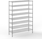 Regal Altair 18" Deep x 54" Wide x 74" Height Wire Shelving Kit | 8-Tier | NSF by Regal+Altair