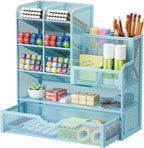Marbrasse Mesh Pen Holder for Desk, Desk Organizers and Accessories for Office by Marbrasse