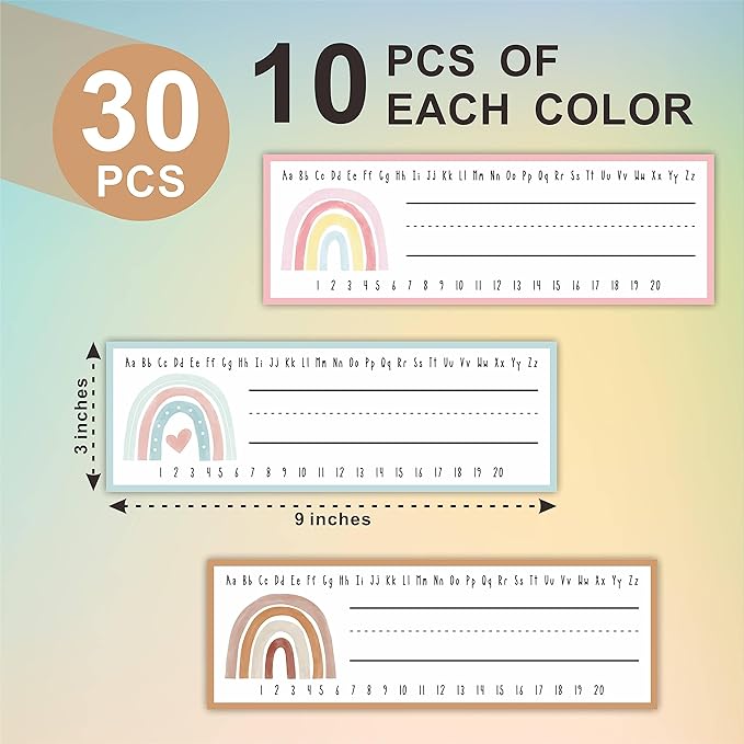 30 Name Tags Labels - Image 2