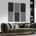 23.62" X 11.81" X 2" Fiberglass Wall Panel, 4 Pack Acoustic Panels, Acoustic - Image 2