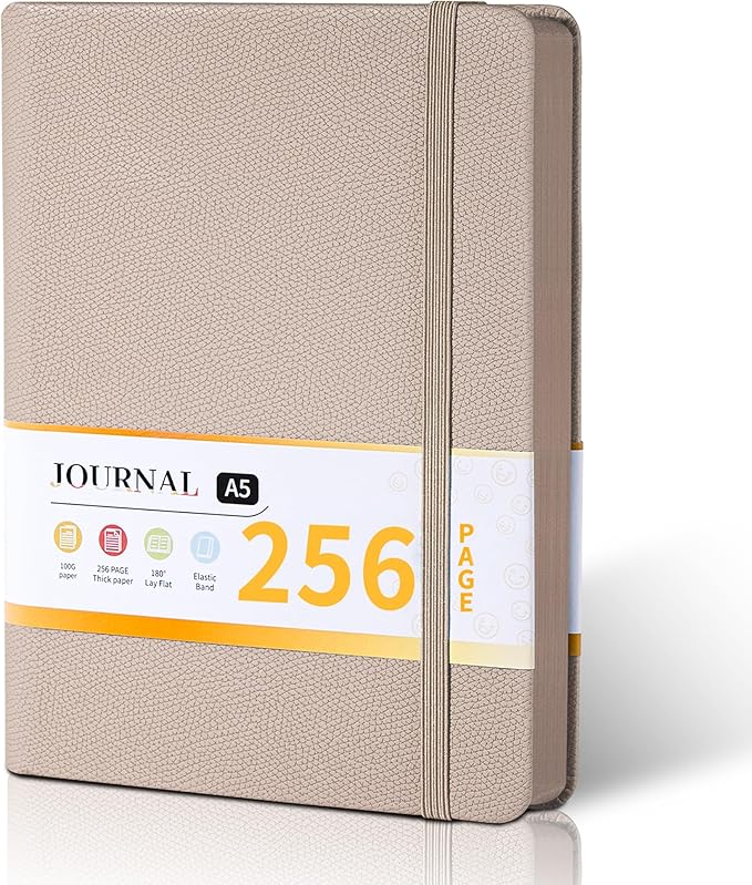 CAGIE Textured Hardcover Lined Journal by CAGIE