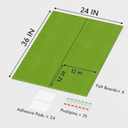 Neatsure Large Cork Board for Wall, 6 Panels Felt Tiles Tack Push Pin Board for - Image 3