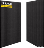 AUTORIFIC Acoustic Panels, 5 Pack Sound Panels Noise Reducing by AUTORIFIC