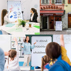 UIFER Stand White Board, Double Sided Magnetic Dry Erase Board Height - Image 7
