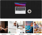 Mydours Extra Large 48" x 20" Desk Mat, Cork & PU Leather Desk Pad XXL - Image 6