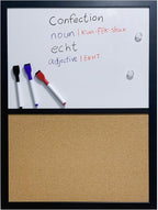 Combination Board Magnetic Dry Erase Board & Corkboard - Image 2
