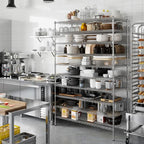 Regal Altair 24" Deep x 54" Wide x 86" Height Wire Shelving Kit | 10-Tier | NSF - Image 7