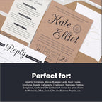 Kraft Cardstock Thick Paper 50 Sheets, 8.5" x 11" Heavyweight 92lb Cover Card - Image 5
