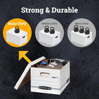 Bankers Box 12-Pack Basic Duty File Storage Boxes - Image 5
