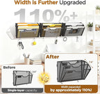 Docnest 3 Tier Mesh Wall File Holders - Image 3