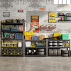 CBCNWR 72''H Garage Storage Shelves, 2800LBS Steel Heavy Duty Storage Shelves - Image 2