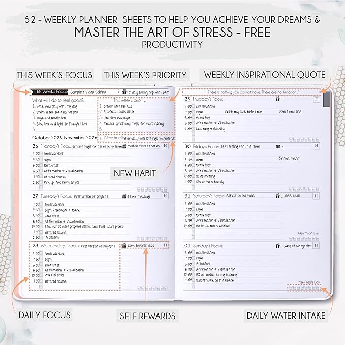 Law of Attraction Planner 2026 Deluxe - Image 4