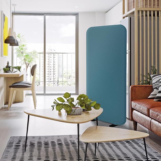 DECOLAB Freestanding Room Partition, Indoor Privacy Panel by DECOLAB