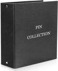 tutata Pin Display Binder, Felt Pin Boards, 280 Pins Capacity, Black | No Scratching, Large Capacity, Double-sided storage