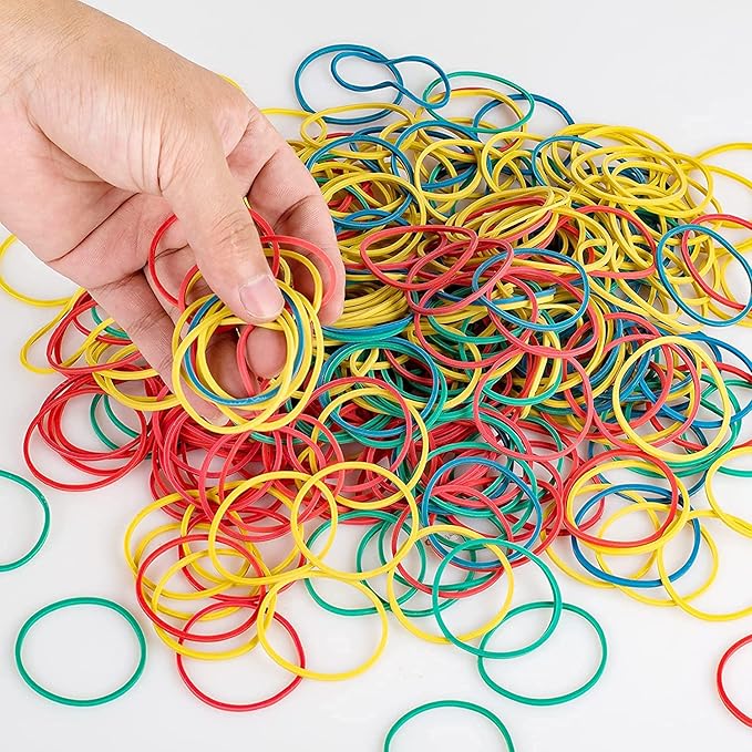 700PCS Multicolor Rubber Bands, Heat Resistant Rubber Band - Image 4