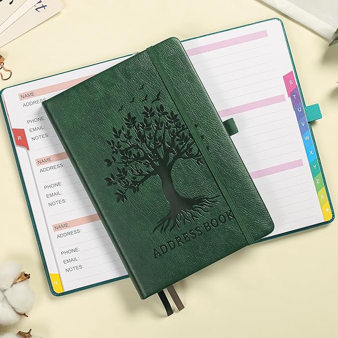 ZXHQ Address Book with Colorful Alphabetical Tabs - Image 8