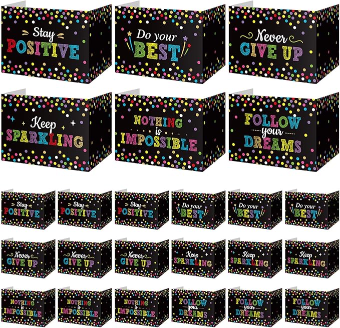 Honoson 24 Pcs Bulk Inspirational Privacy Folders by Honoson