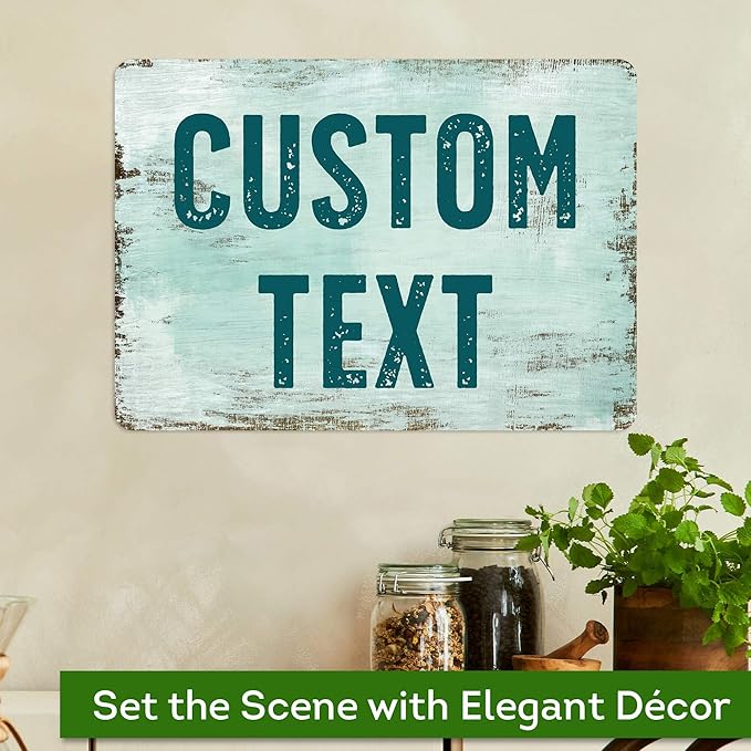 Custom Sign, Custom Street Sign, 11 Font Colors, 13 Font Styles, 4 Hole Options - Image 4