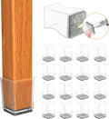 Clear Square Chair Leg Protector by ComeHomeWithMe