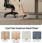 Office Chair Mat for Carpet, 36 Inch Round Chair Mat PVC Clear Chair Mat Easy Clean with Non-Slip Studded for Home Office Chair | Computer Desk Chair Mat, Rolling Carpet Chair Mats with Non-Slip Studded, Carpet Protector for Home Office Low Pile Carpet