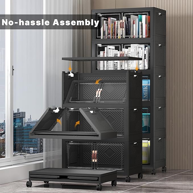 UAMFURI Extra Large Stackable Storage Bins - Image 4