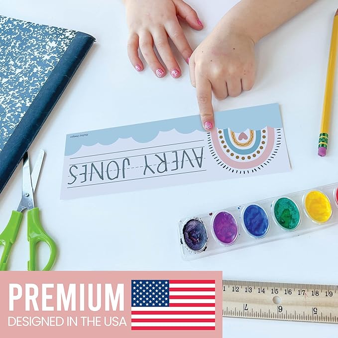 Desk Name Tags for Classroom -25 Student Name Plates for Classroom Kindergarten - Image 4