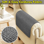Couch Arm Covers, Waterproof Armrest Cover - Image 4